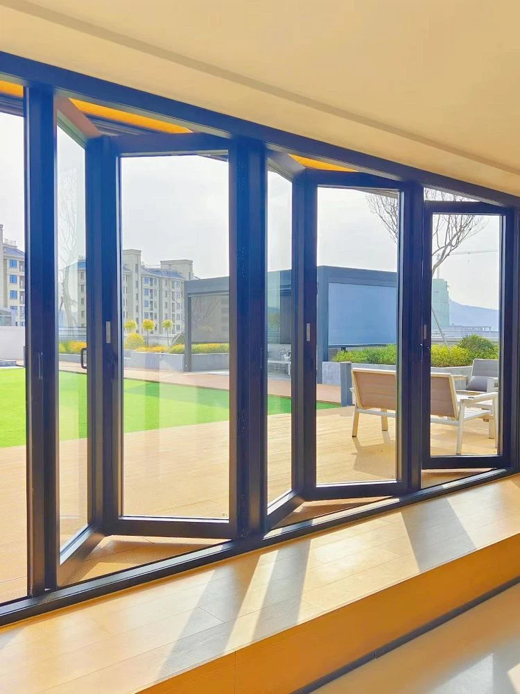Aluminum Folding Glass Patio Folding Doors suppliers
